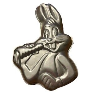 Wilton Bugs Bunny Cake Pan 1978 Warner Bros 502-7598 Vintage Aluminum Mold